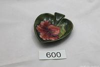 Top view showing floral design and overall shape