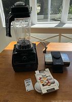 Group shot showing blender, waffle maker and packaged egg cooker