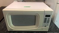 Front view of Danby countertop microwave oven
