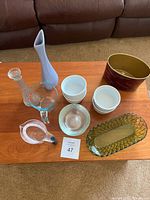 Group shot of all items on table