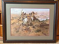 Front view of framed print