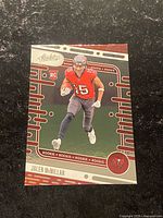 Front of Jalen McMillan rookie card