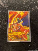 Front of Loki Marvel Masterpieces Platinum card in sleeve