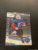 Front of Ray Davis 2024 Panini Absolute Football rookie card