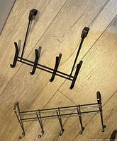 Both over-the-door racks together