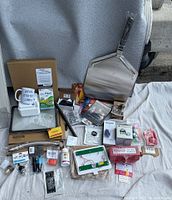 Full layout showing all items including pizza peel, supplements, cases, connectors