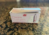 Front of iSi Cream Chargers box