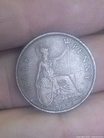 Reverse showing seated Britannia and date 1936