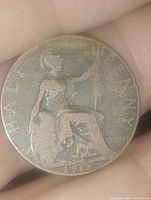 Obverse showing King George V portrait