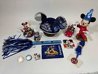 Full group shot showing all Disney items together