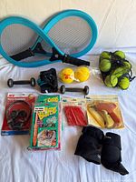 Group shot of all items in lot