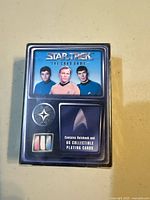 Front of sealed Star Trek starter deck box