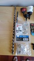 Overview of drill bits, hole saws, Richelieu knob pack