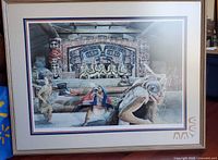 Full framed Potlatch print