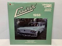 Front cover of sealed Cruisin' 1958 LP showing intact shrinkwrap