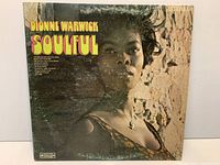 Front cover of Dionne Warwick “Soulful” LP