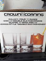 Retail box showing Crown Corning Galaxy branding and product information