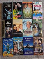All 12 VHS tapes front covers visible in grid