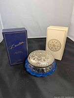 Perfume and cream jar with both outer boxes