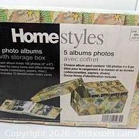 Front of packaged Home Styles 5-album set showing brand and capacity