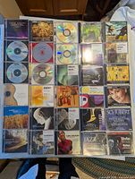 Full layout of 30 CD jewel cases front view