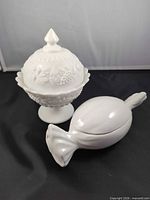 Both covered dishes together