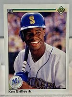 Front of 1990 Upper Deck Ken Griffey Jr. #156 baseball card