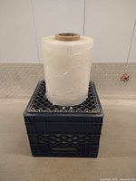 front view of the roll on crate