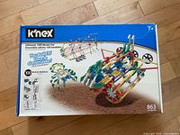 Front of K'NEX Ultimate 100 Model Set box showing 863-piece labeling