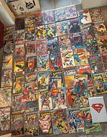 All comics laid out showing covers