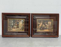 Both framed prints side by side showing overall appearance and frames