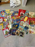 All books laid out showing covers