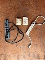 All four items laid out on wooden floor