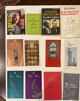 Overview of twelve publications laid out in three rows of four