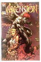 Front cover of Ascension #1 comic showing artwork and publisher logos