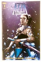 Front cover of Azza The Barbed #3 showing artwork and issue details