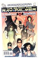 Front cover of comic showing title, characters, issue number 1