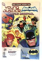 Front cover of comic showing title and characters