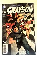 Front cover of Grayson #4 comic book