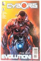 Front cover of Cyborg #6 comic showing artwork and details