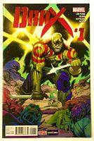 Front cover of Drax #1 comic book showing title, artwork, creators, and rating information