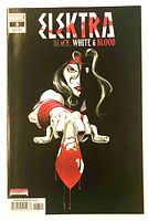 Front cover of Elektra: Black, White & Blood Issue 3 variant edition comic