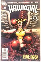 Front cover of Hawkgirl #50 showing title, issue number, publisher logo