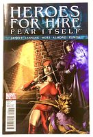 Front cover of Heroes for Hire #9 comic showing title, artwork and creators.