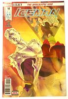 Front cover of Iceman #10 comic showing artwork and issue details