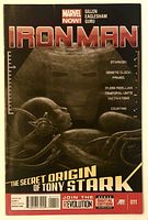 Front cover of Marvel Iron Man #11 comic showing title and artwork