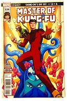 Front cover of Marvel Master of Kung Fu #126 comic