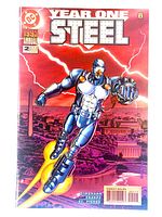 Front cover of Steel Year One 1995 Annual #2 comic book