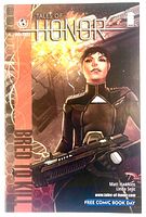 Front cover of Tales of Honor FCBD comic showing title, artwork, creators
