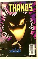 Front cover of Thanos #6 comic showing artwork and publisher details